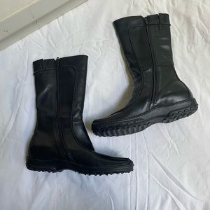 Black Leather Boots